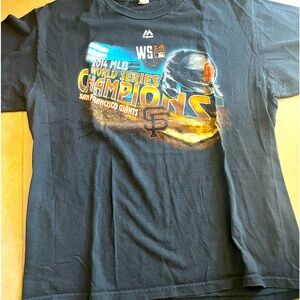 MAJESTIC 2014 SAN FRANCISCO GIANTS WORLD SERIES TEE LARGE